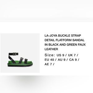 Platform strap sandal